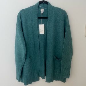 NEW A New Day teal cardigan size Large